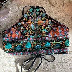 Nanette Lepore King Road Charmer Halter Bikini and String Bottoms